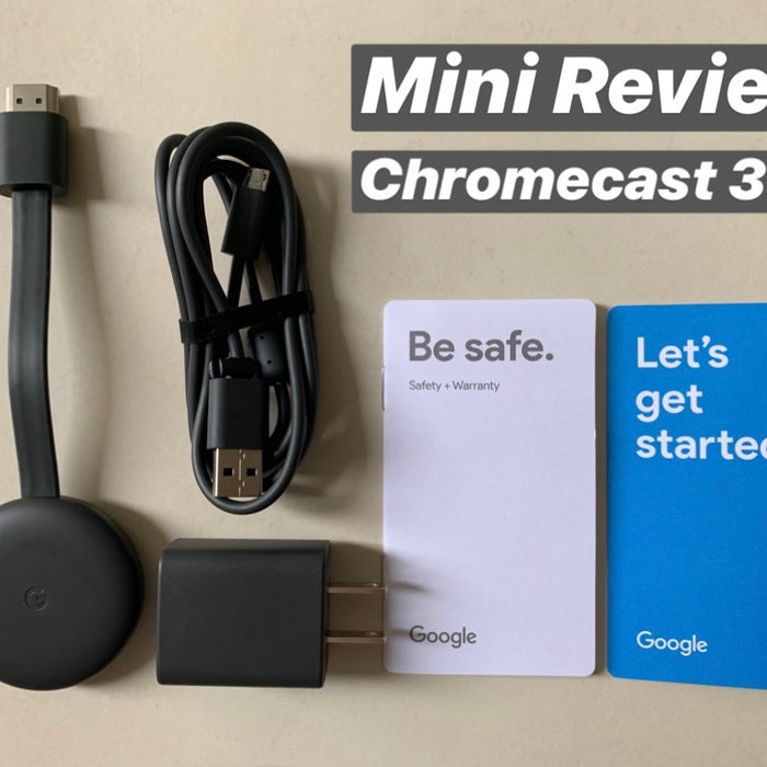 Mini Review : การใช้งาน Chromecast 3rd Gen