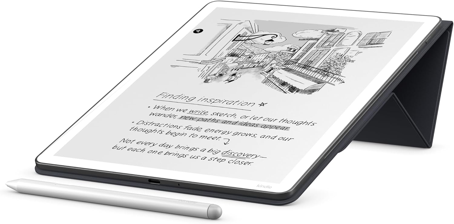 Kindle Scribe Folio Cover with Magnetic Attach (Plant-Based Leather) - view 5