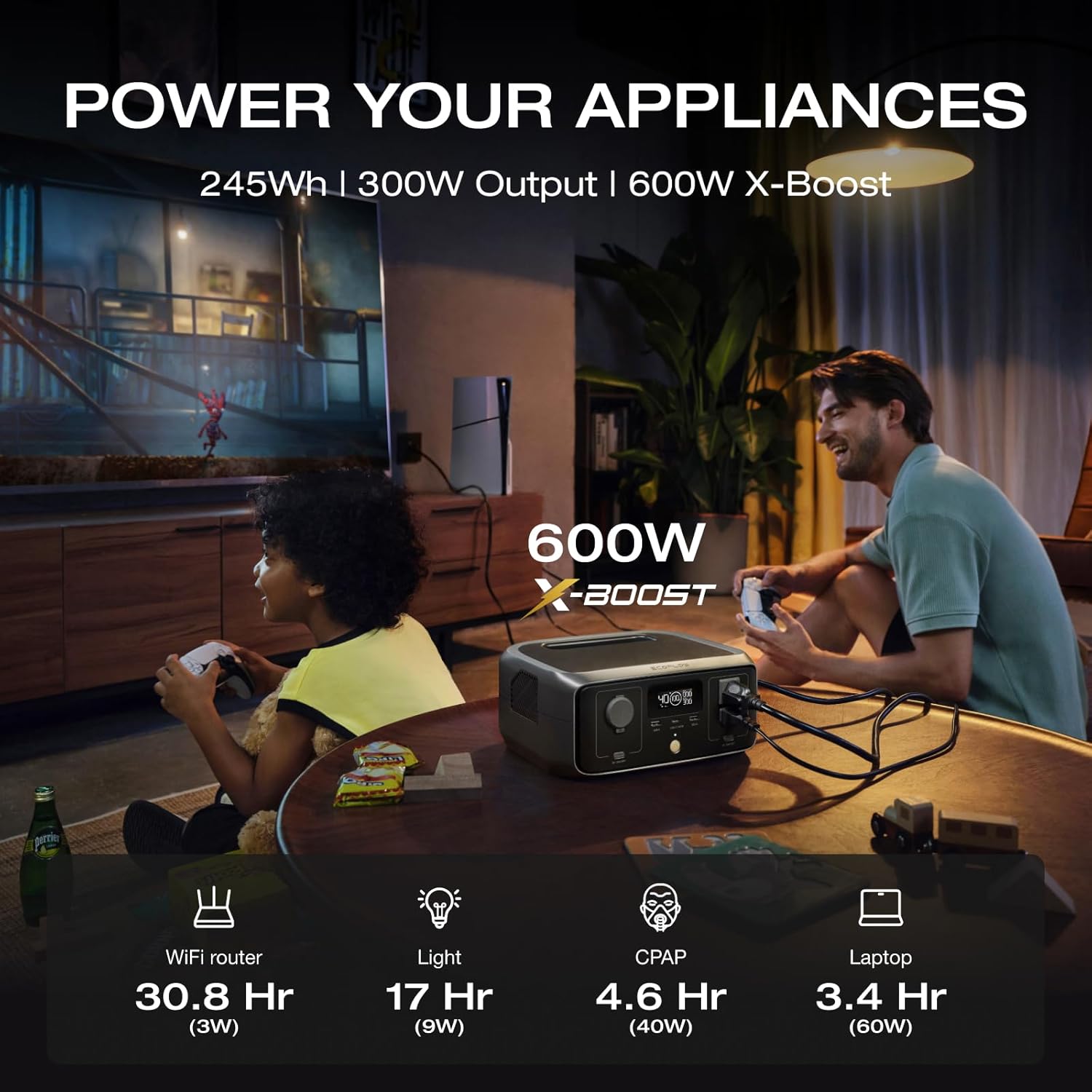 ECOFLOW RIVER 3 - 245Wh 300W - view 9