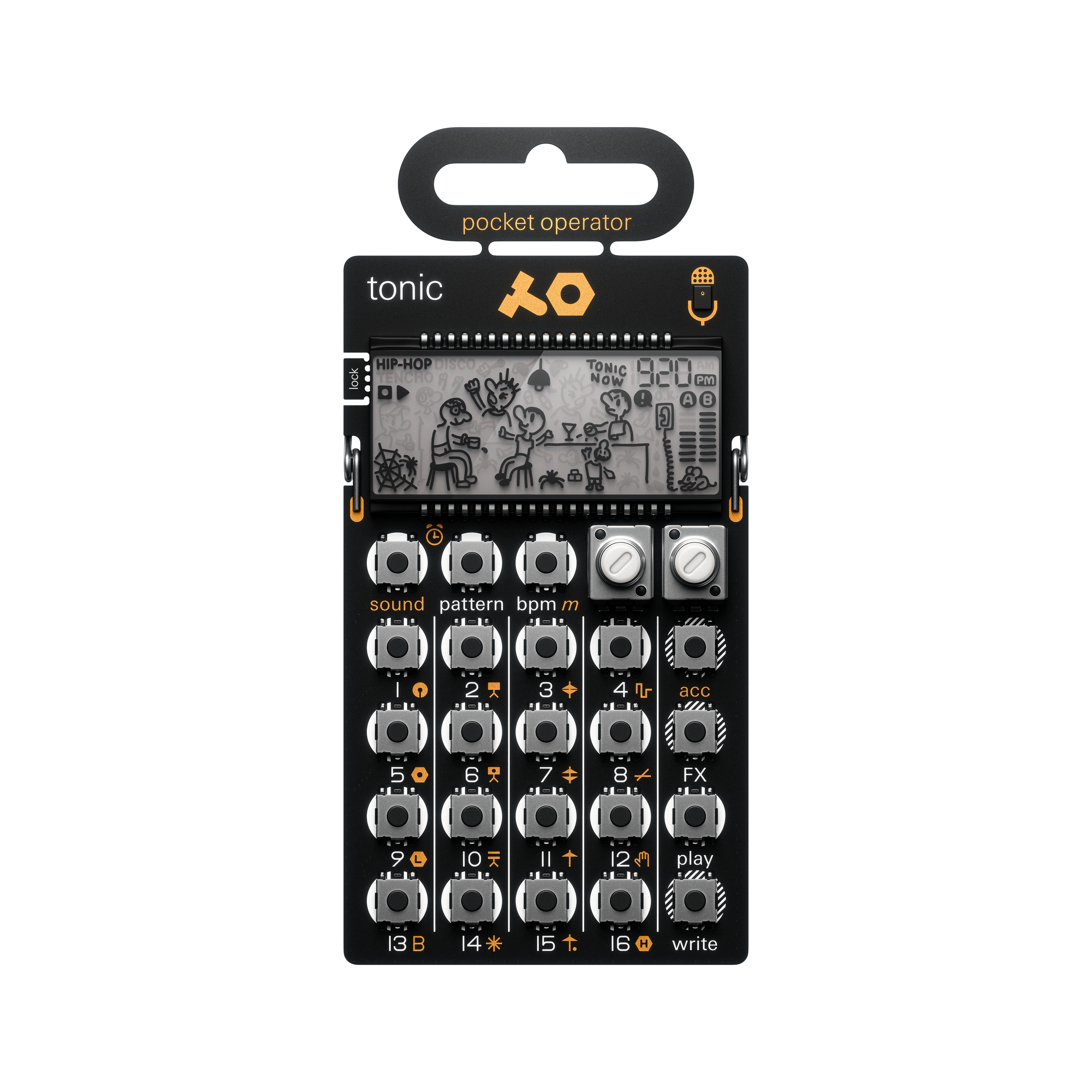 Teenage Engineering PO-32 Tonic drum machine front