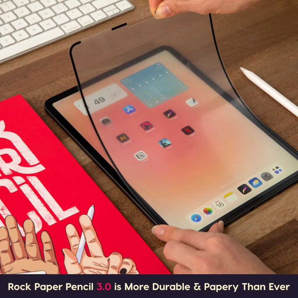 Rock Paper Pencil v3.0 — iPad Paper Screen Protector - view 9