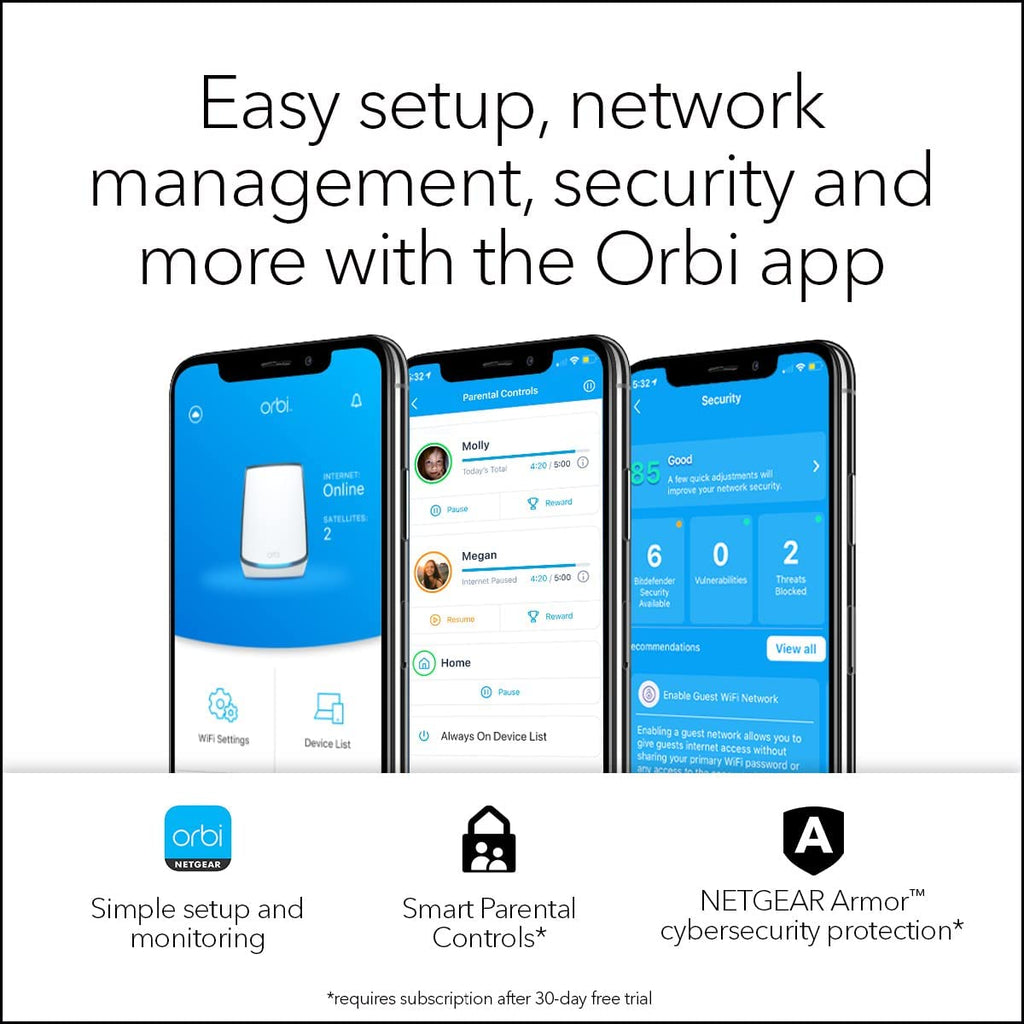 Orbi Mesh WiFi 6 System AX6000 (RBK853) - view 5
