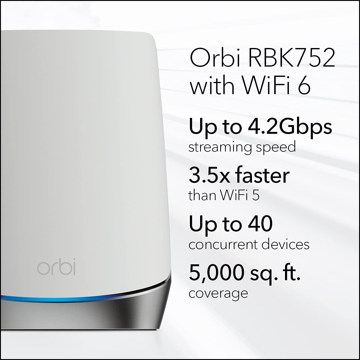 Orbi Mesh WiFi 6 System AX4200 (RBK752) - view 2