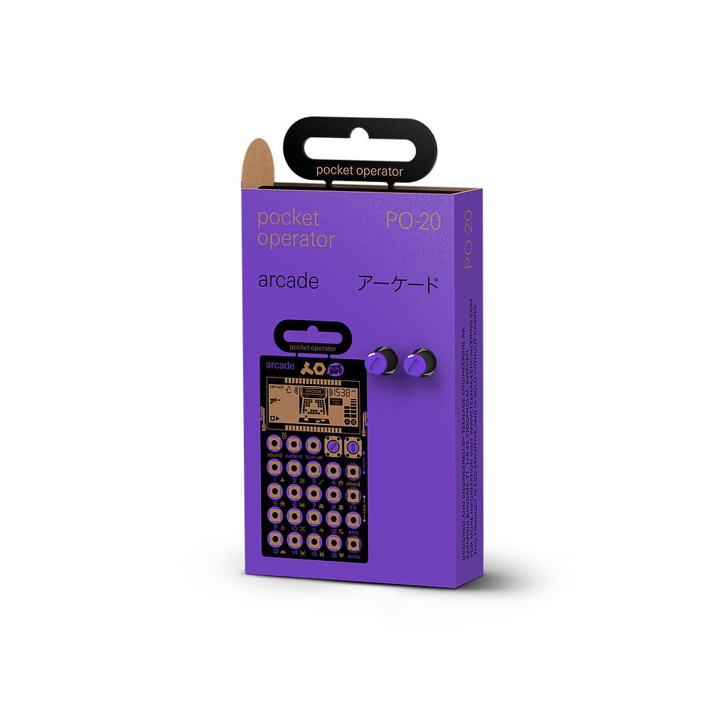 PO-20 Arcade 8-bit synthesizer close-up