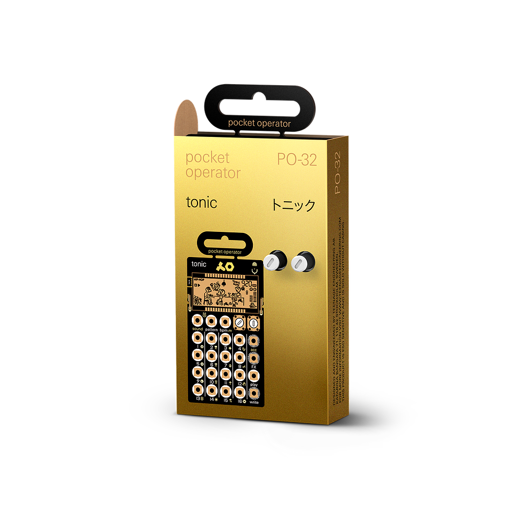 PO-32 Tonic microtonic synthesizer close-up