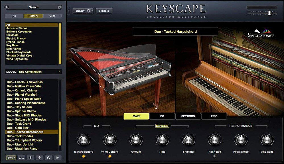 Spectrasonics Keyscape Collector Keyboards