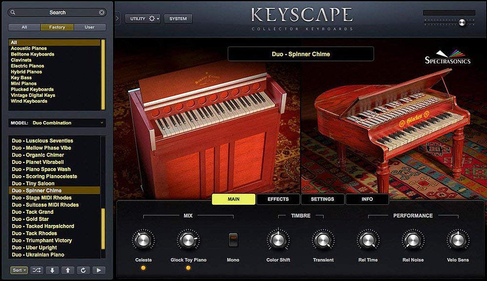 Spectrasonics Keyscape Collector Keyboards - view 3
