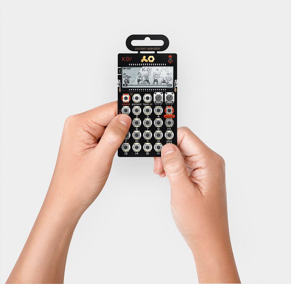 PO-33 K.O! pocket operator close-up