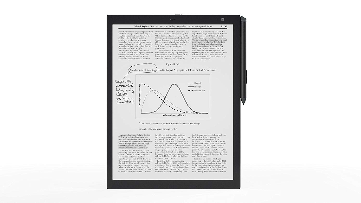 Sony DPT-CP1/B Digital Paper