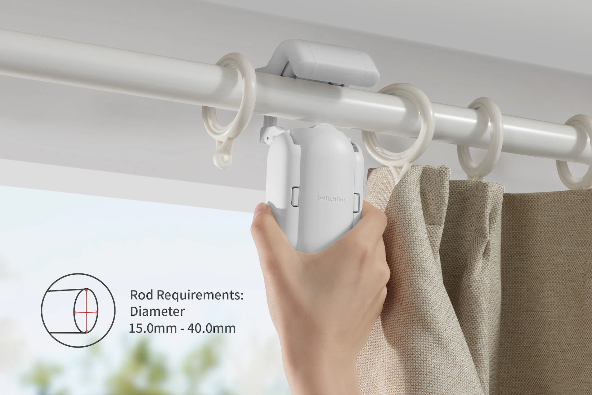SwitchBot Curtain (Rod) - view 8
