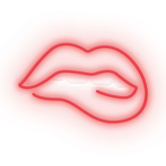 Candy Shock Biting Lips