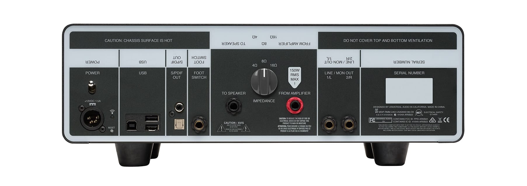 Universal Audio OX Amp Top Box - view 2