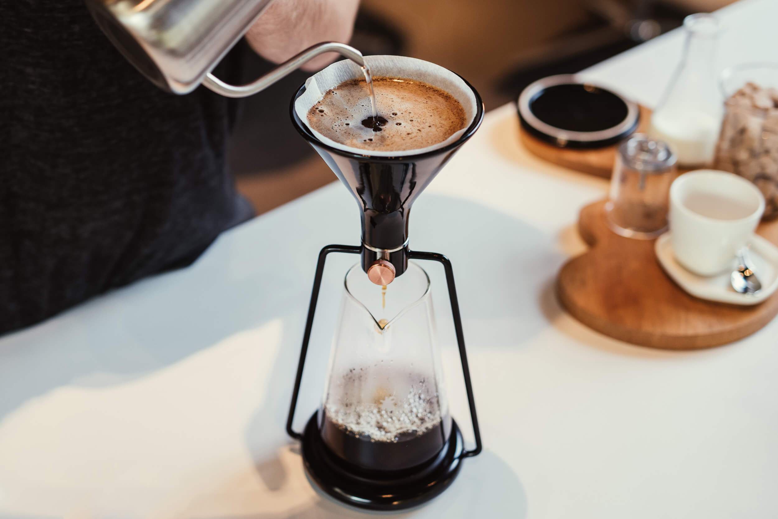 GINA pour over close-up